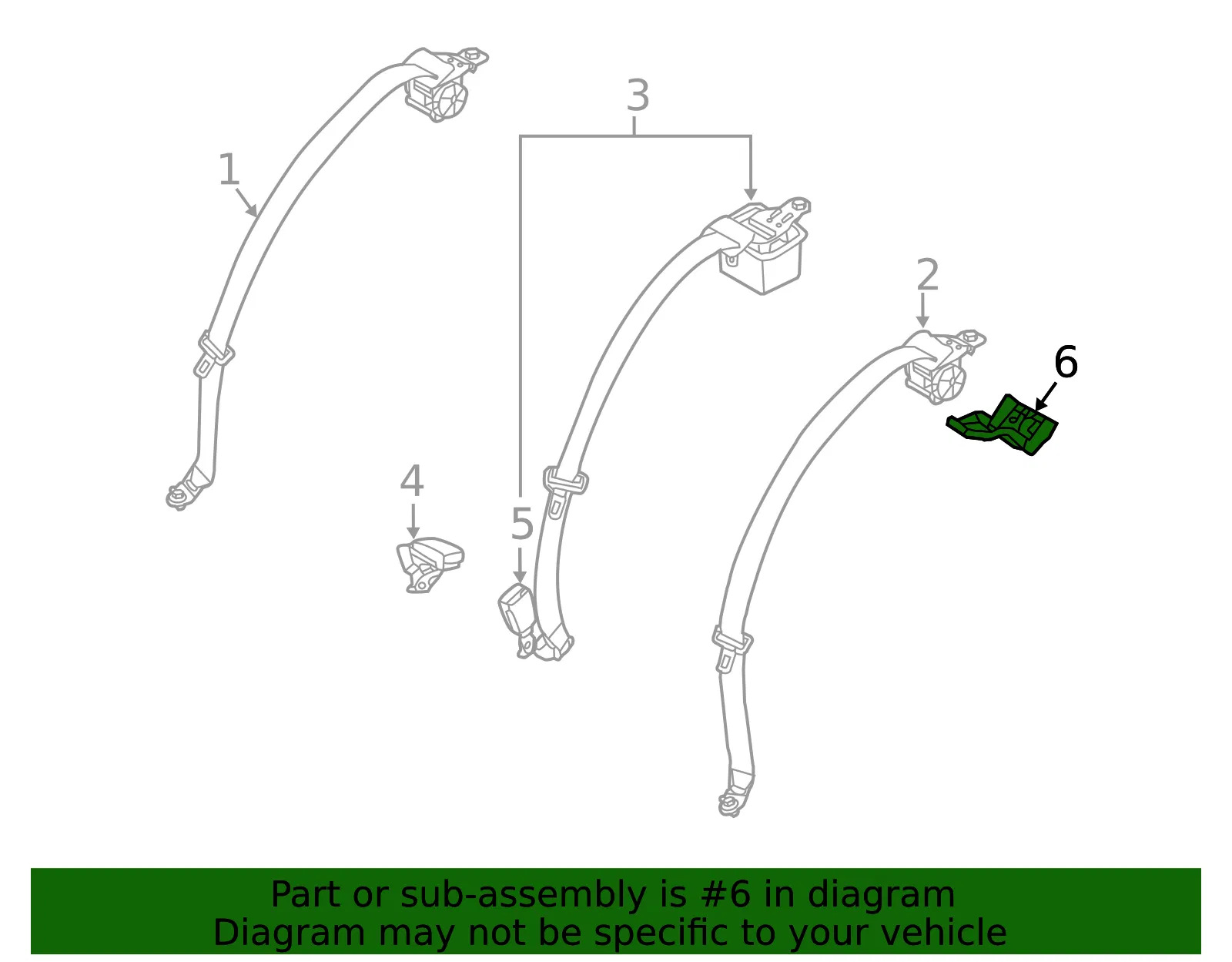 Child Seat Bracket - Kia (89899-3T600) - view 2