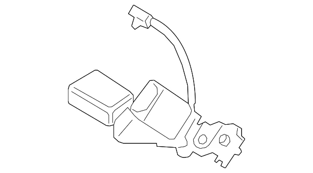 Buckle End - Driver's Side (LH) - Kia (898A0-M7000WK)