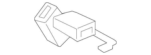 Buckle - Kia (898B0-H9500WK)