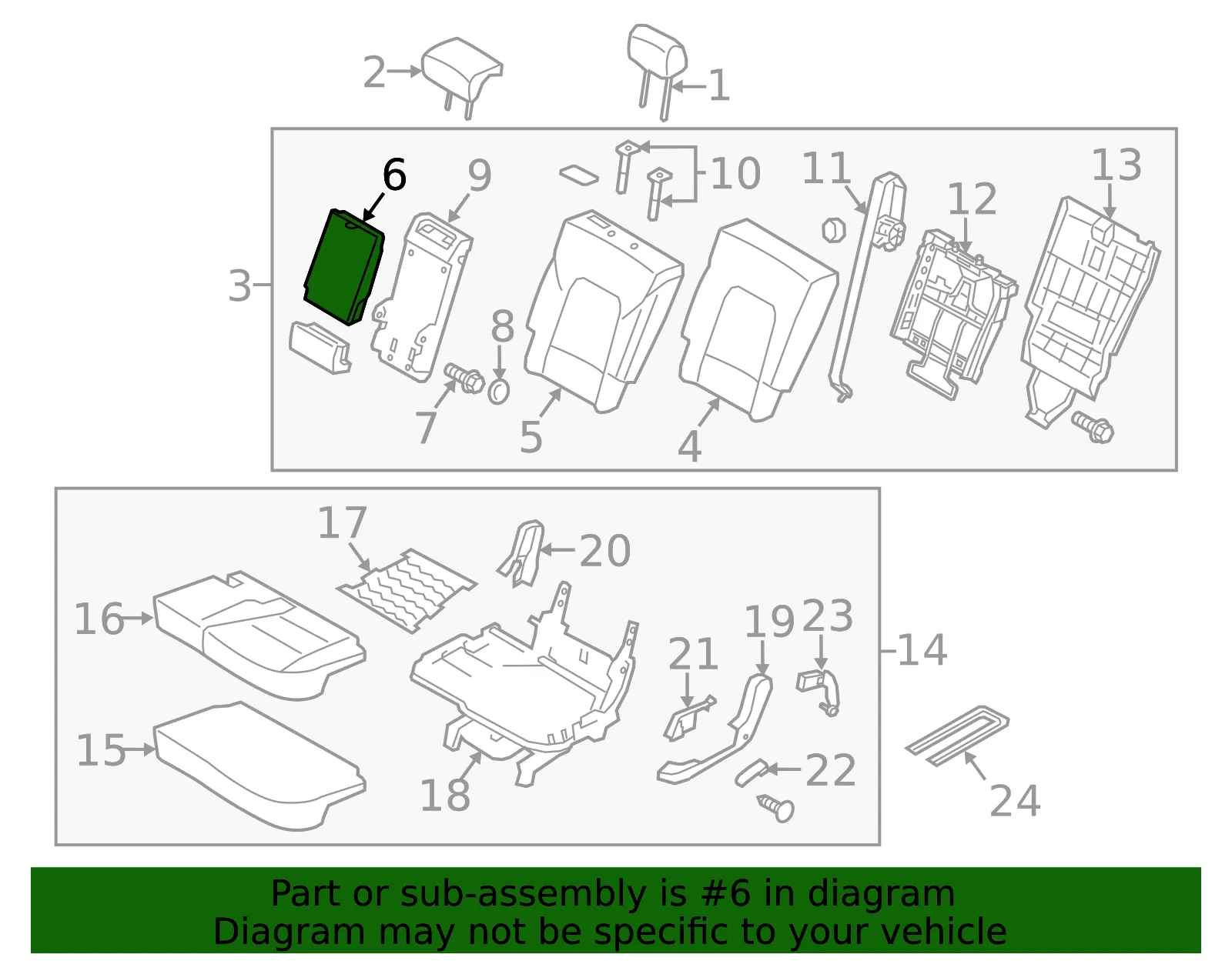 Armrest Assembly - Kia (89900-1U700BD7) - view 2