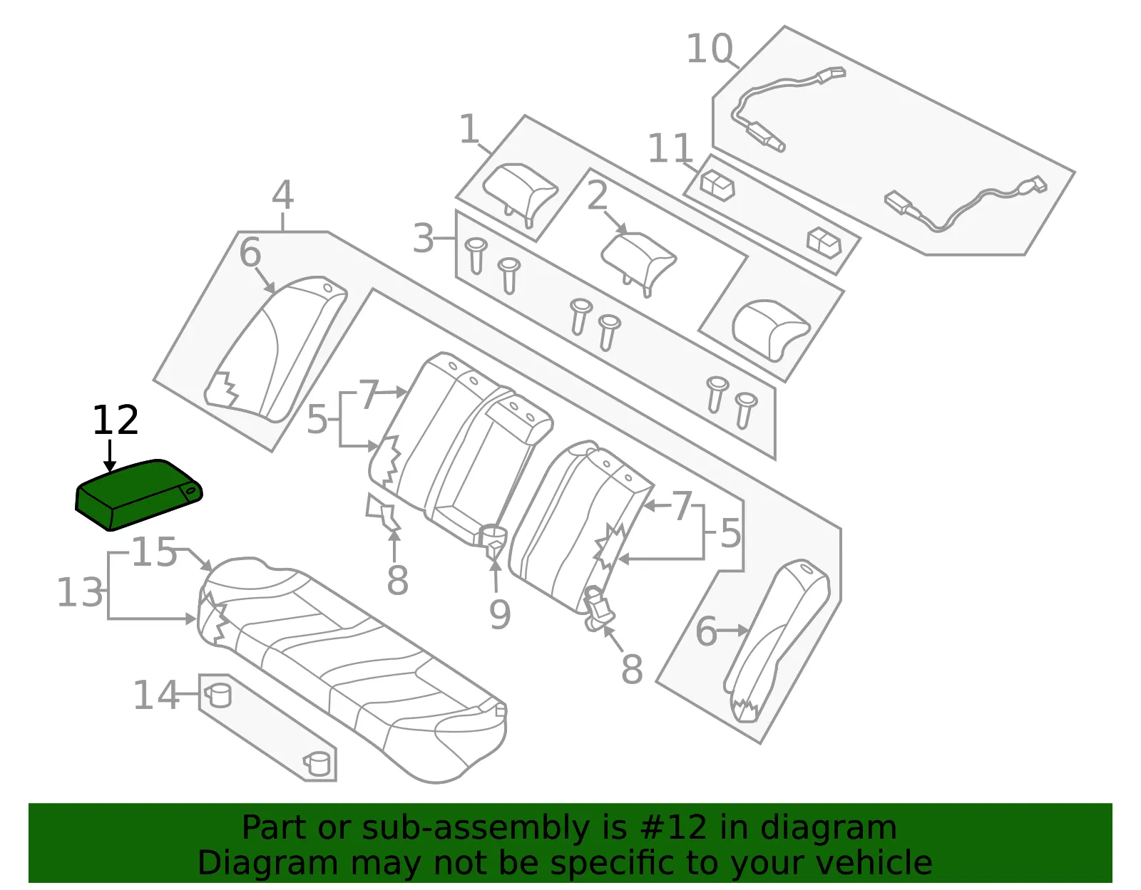 Armrest - Kia (89900-2G600804) - view 2