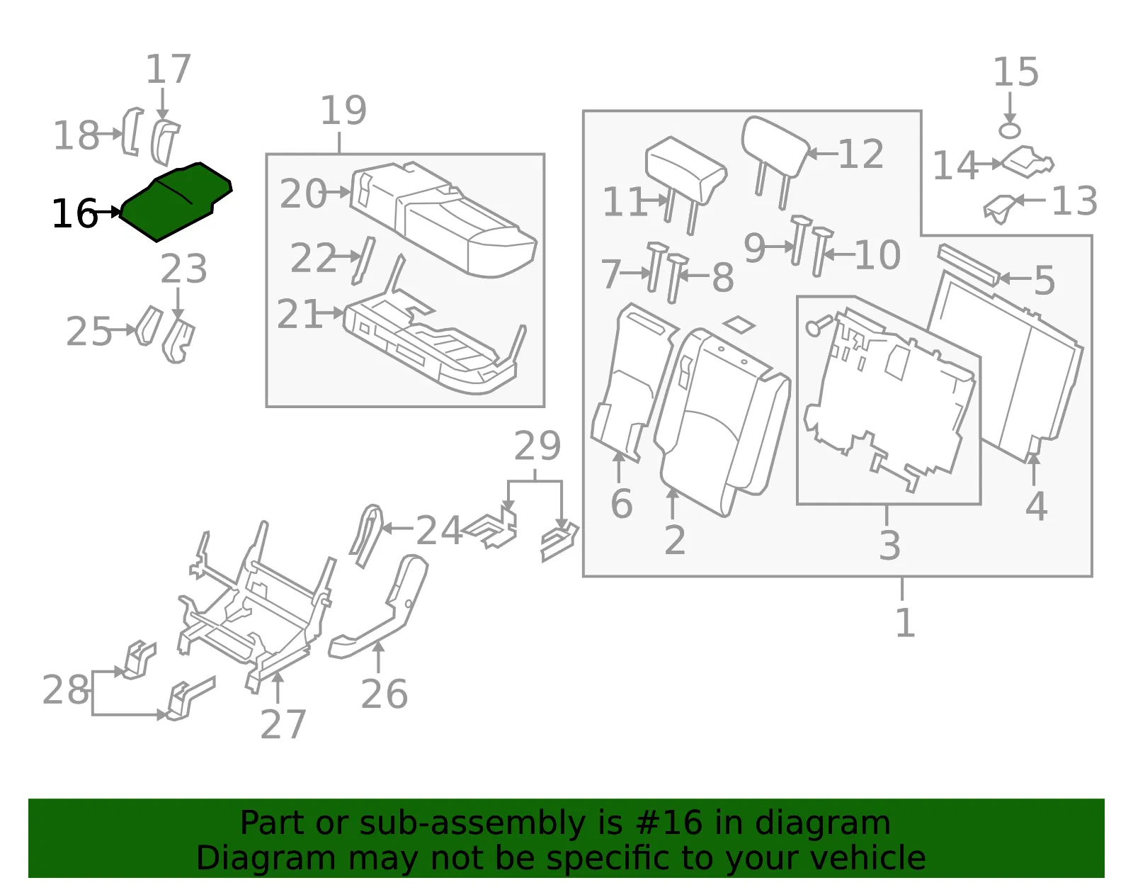 Armrest - Kia (89900-2J010ACR) - view 2