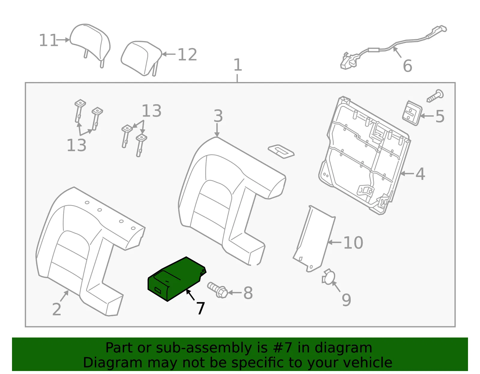 Armrest - Kia (89900-A7110K3C) - view 2