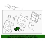 Armrest - Kia (89900-A7600K3E) - view 4