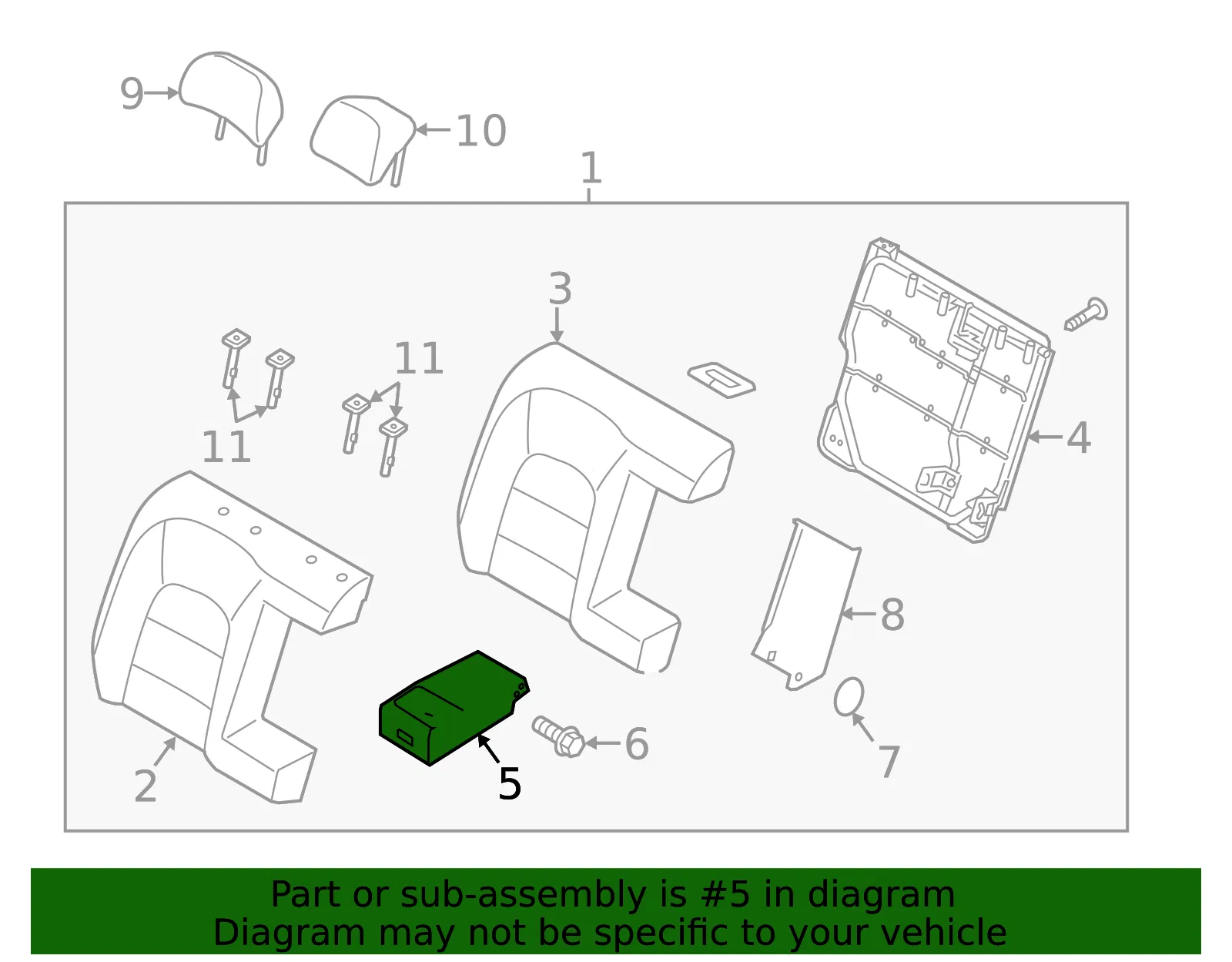 Armrest - Kia (89900-B0620KMT) - view 2