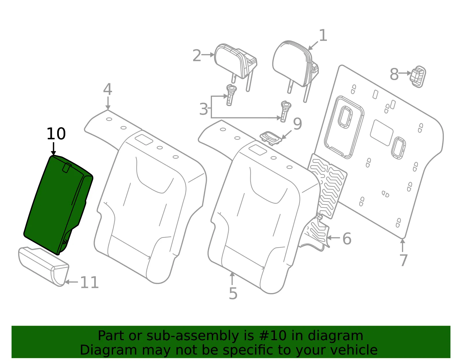Armrest Assembly - Kia (89900-CV020CWQ) - view 2