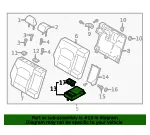 Armrest - Kia (89900-G5010DPS) - view 4
