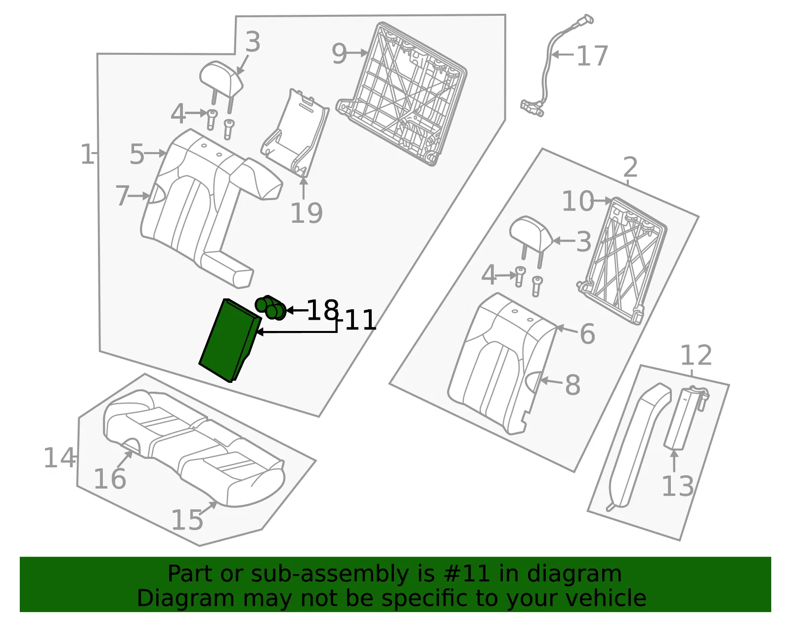 Armrest - Kia (89900-L3020HS3) - view 2