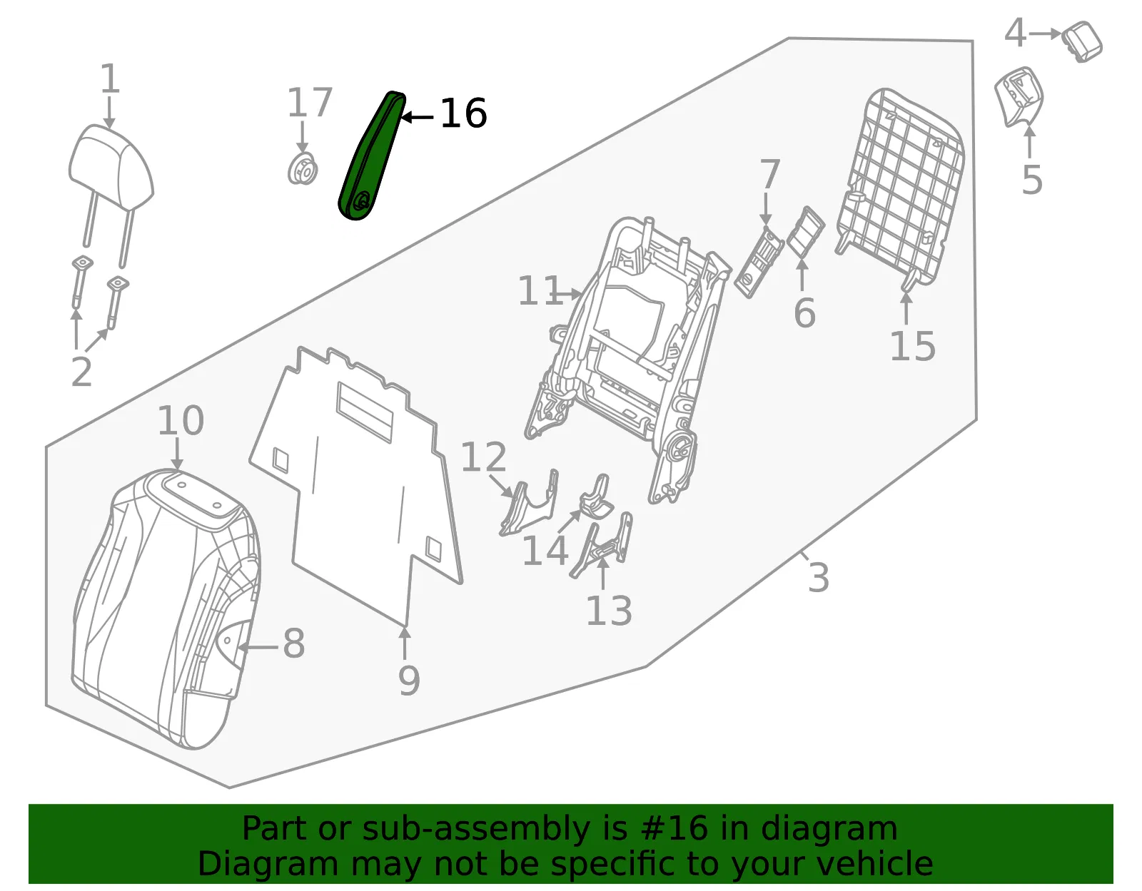 Armrest - Kia (89900-R0020KXA) - view 2