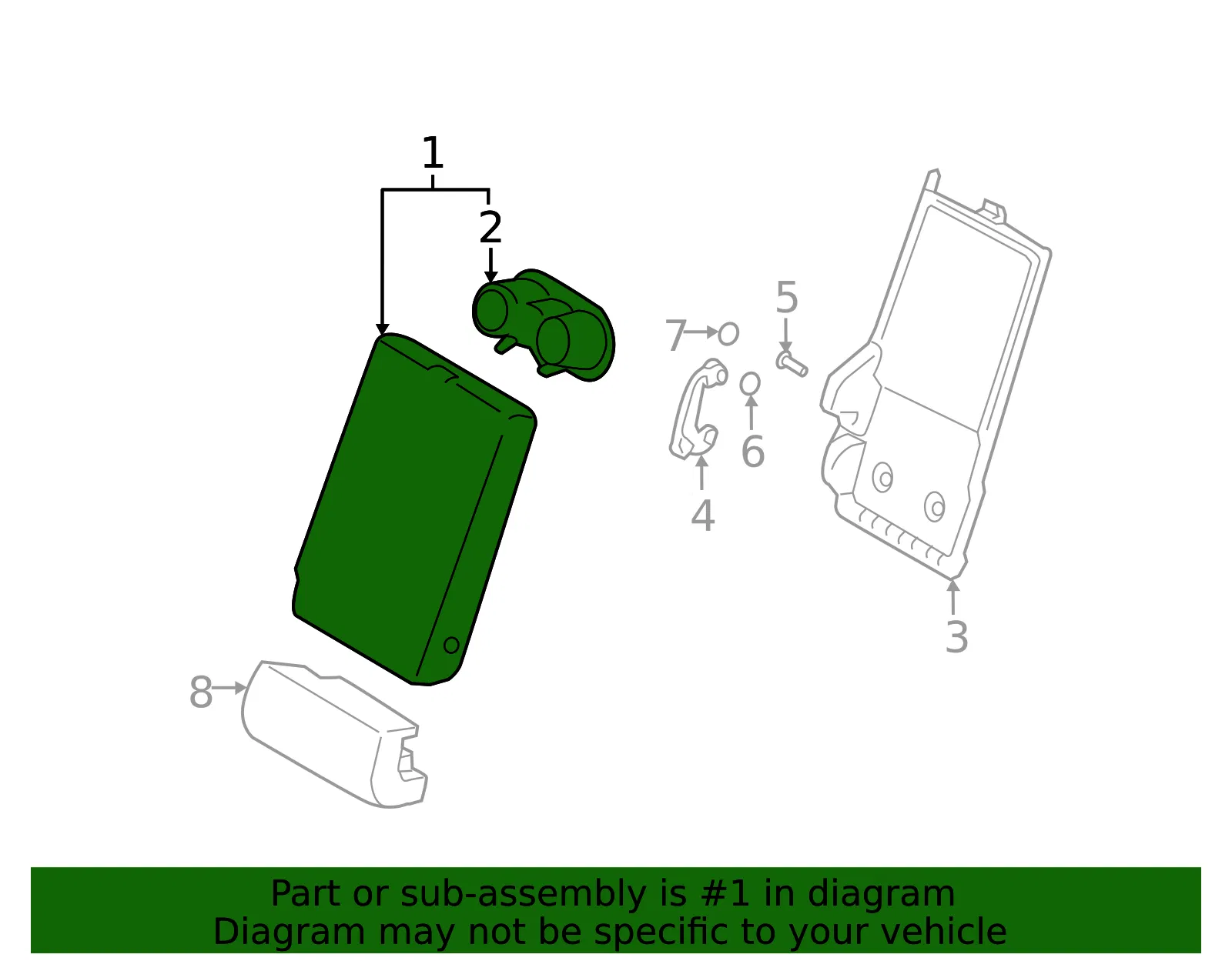 Armrest - Kia (89900-S9020ONC) - view 2