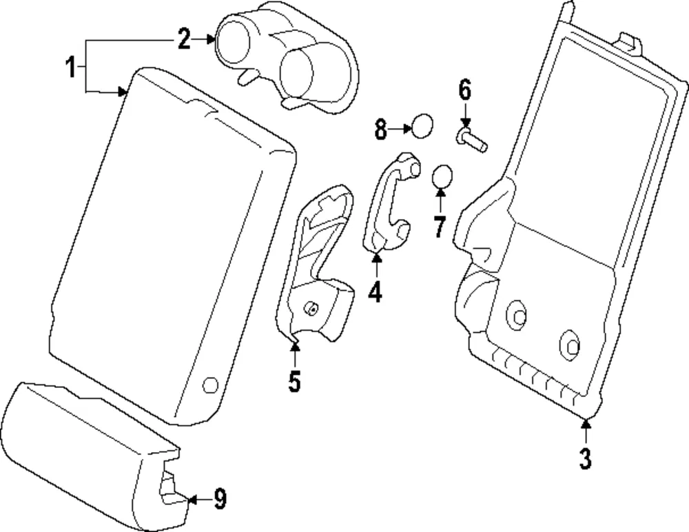 Armrest - Kia (89900-S9020XNA)