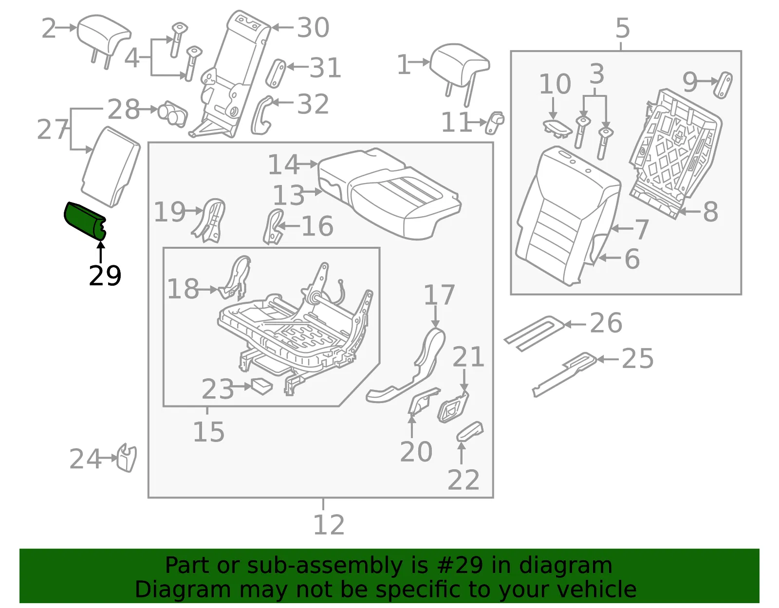 Lower Trim - Kia (89905-C6620CCB) - view 2