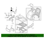 Armrest Cap - Kia (89906-A9700WK) - view 4