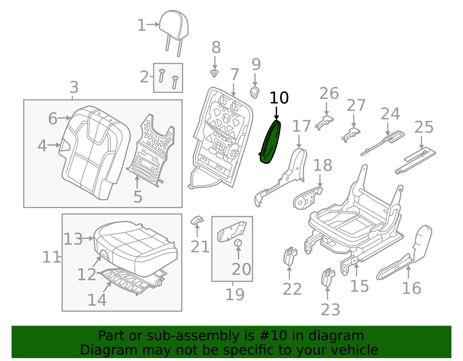 Armrest - Kia (89909-S9010ONB) - view 2
