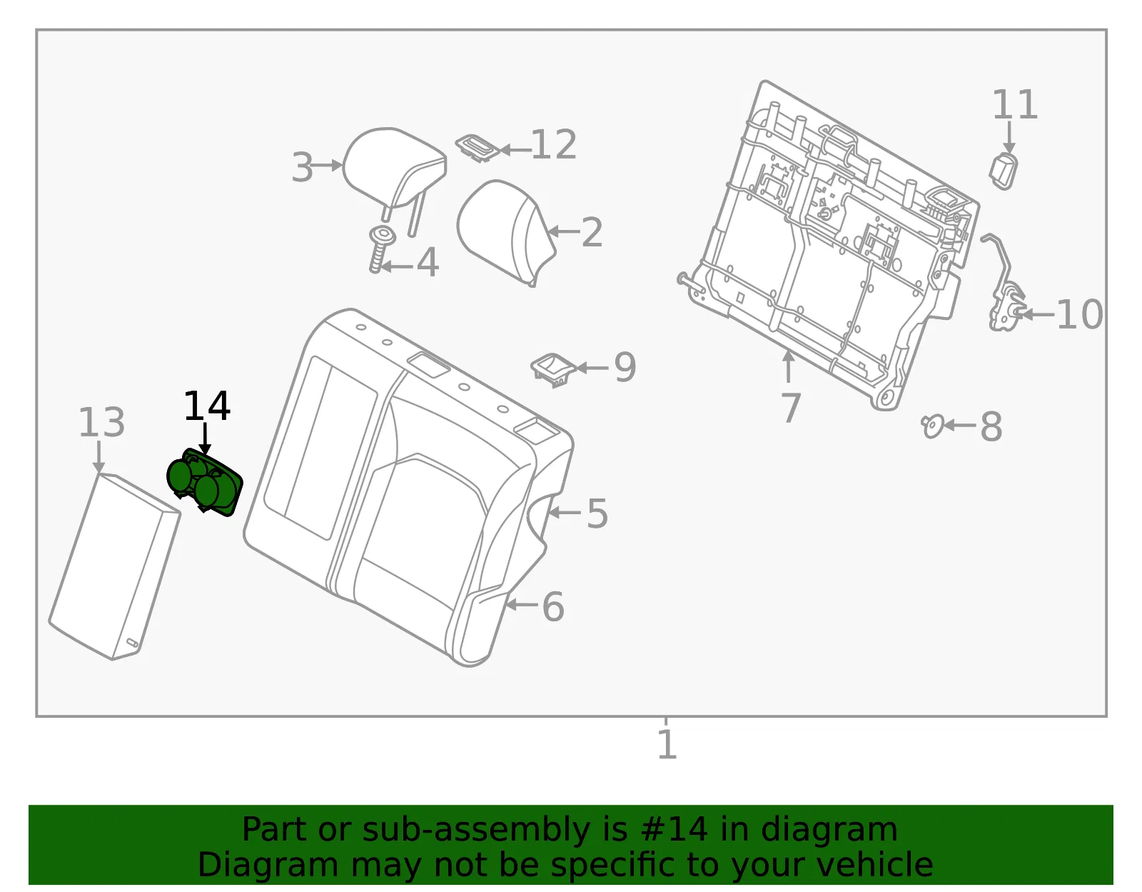 Cup Holder - Kia (89940-K0000WK) - view 2