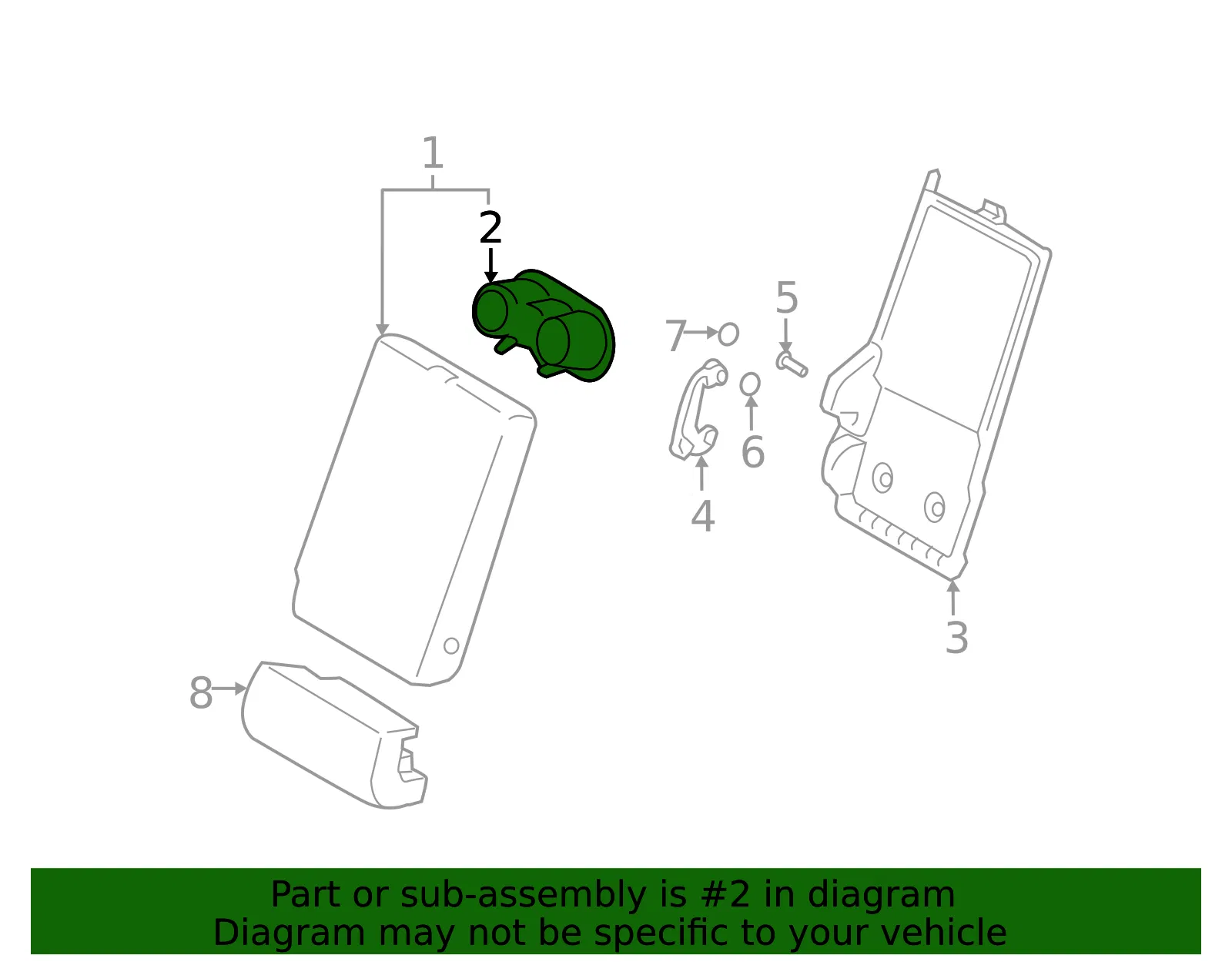 Cup Holder - Kia (89940-S9000WK) - view 2