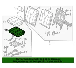 Cushion Assembly - Kia (89A10-P2050MTK) - view 4