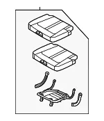 Cushion Assembly - Kia (89A20-P2000MRU) - view 3