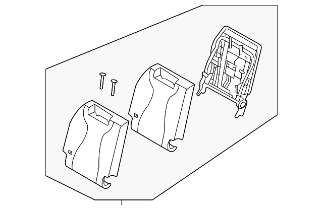Seat Back Assembly - Kia (89A40-R0130KXM)