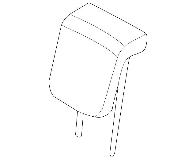 Headrest, Outer - Kia (89A70-R0060K5V)