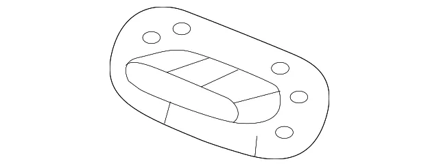 Seat Belt Guide - Kia (89E12-P2500WK)