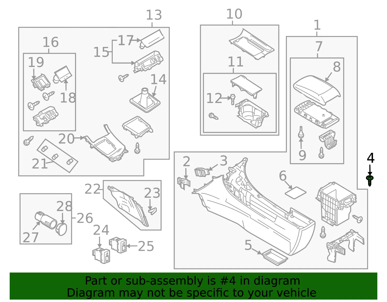 Console Screw - Mazda (9084-50-516B) - view 3