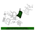 Seat Back Panel - Volvo (9123136) - view 4