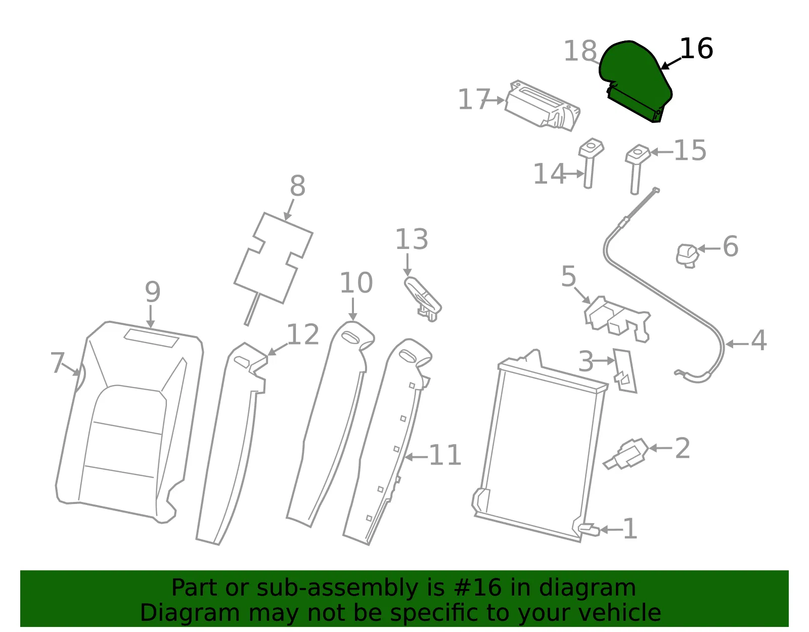 Headrest - Volvo (9123927) - view 2