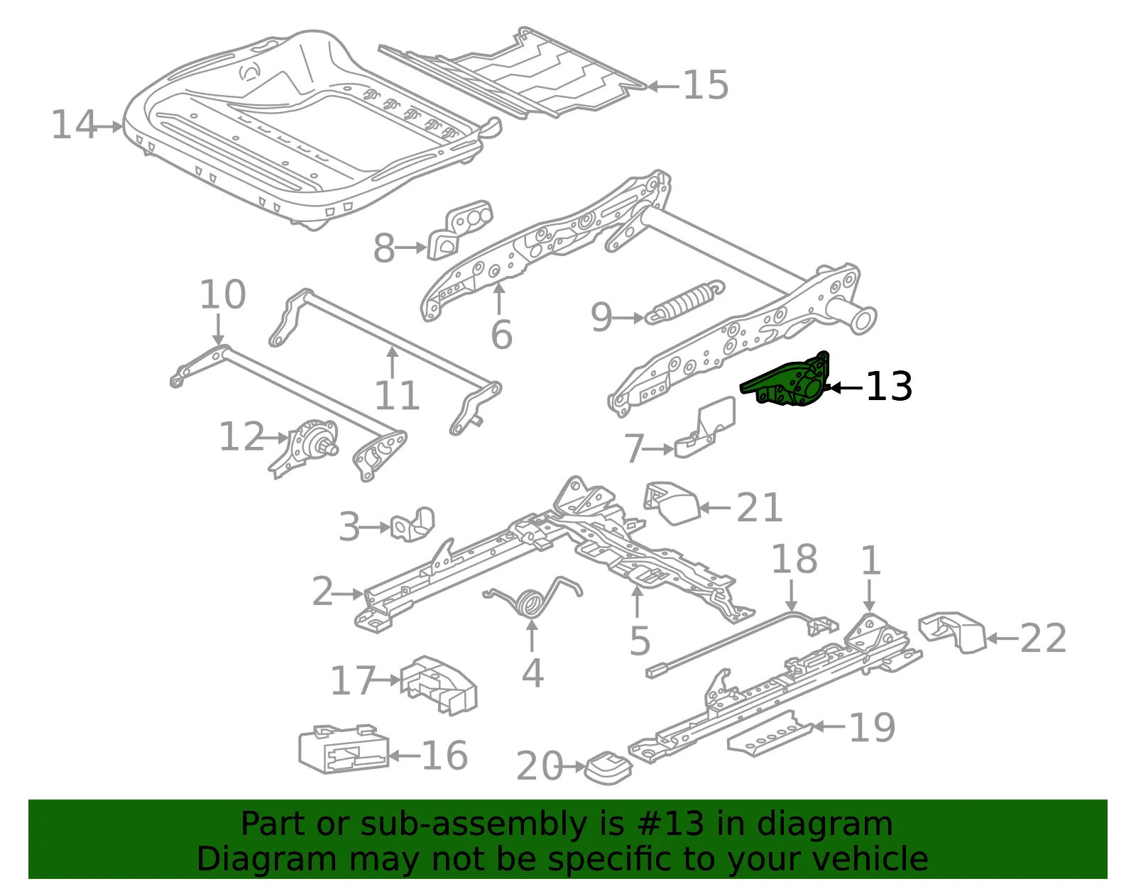 Seat Lumbar Motor - Volvo (9124381) - view 2