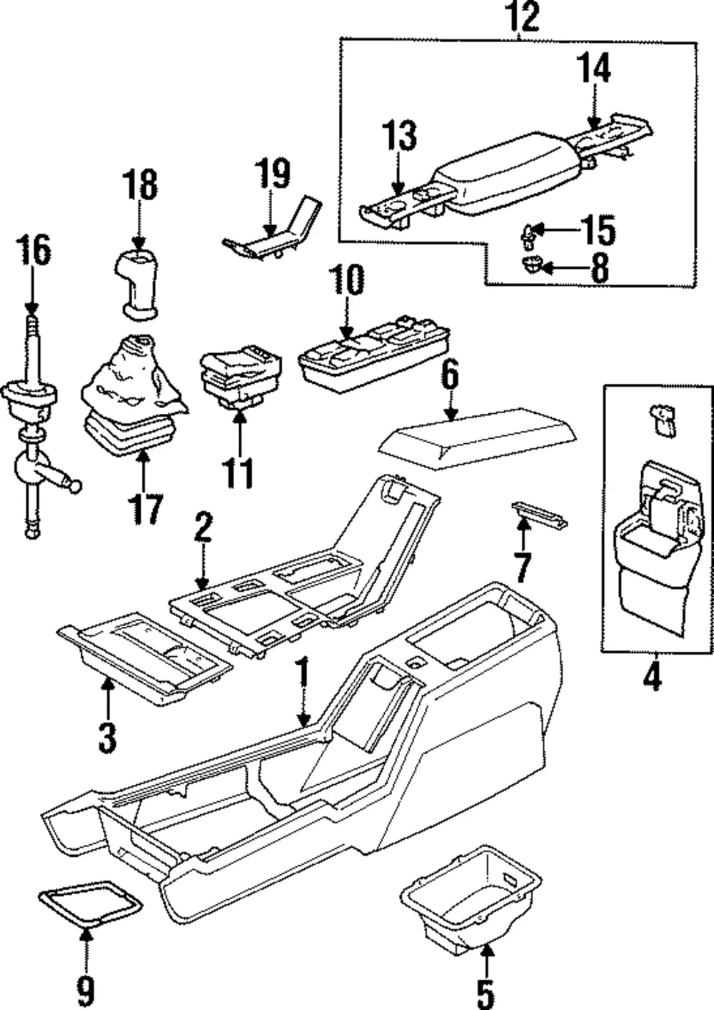 Console Armrest Pin - Volvo (9134752)