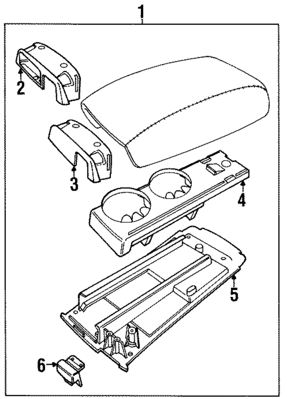 Center Console - Volvo (9150042)