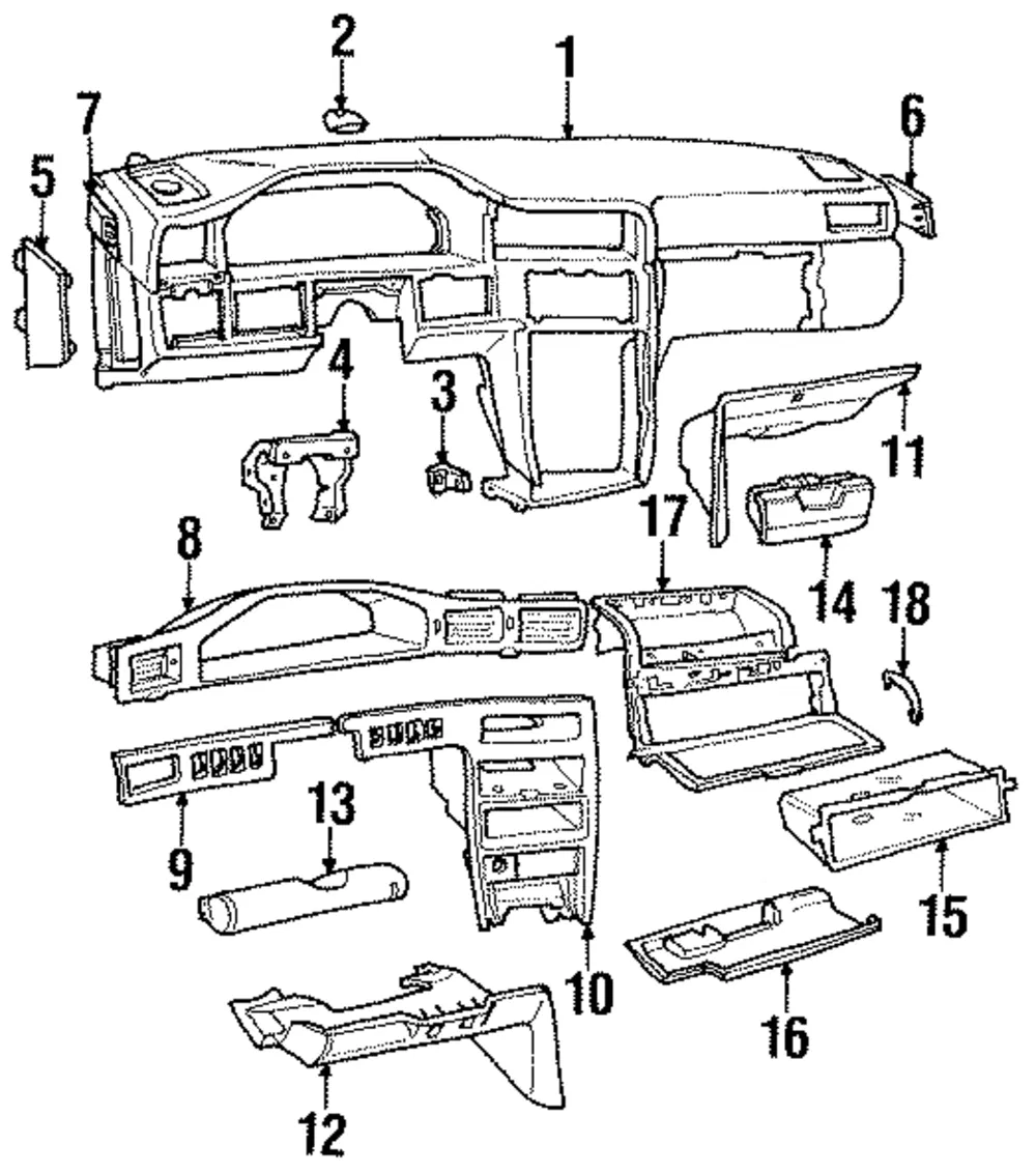 Trim Bezel - Volvo (9150359)