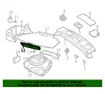 Rear Body Panel Trim Panel - Volvo (9158985) - view 4