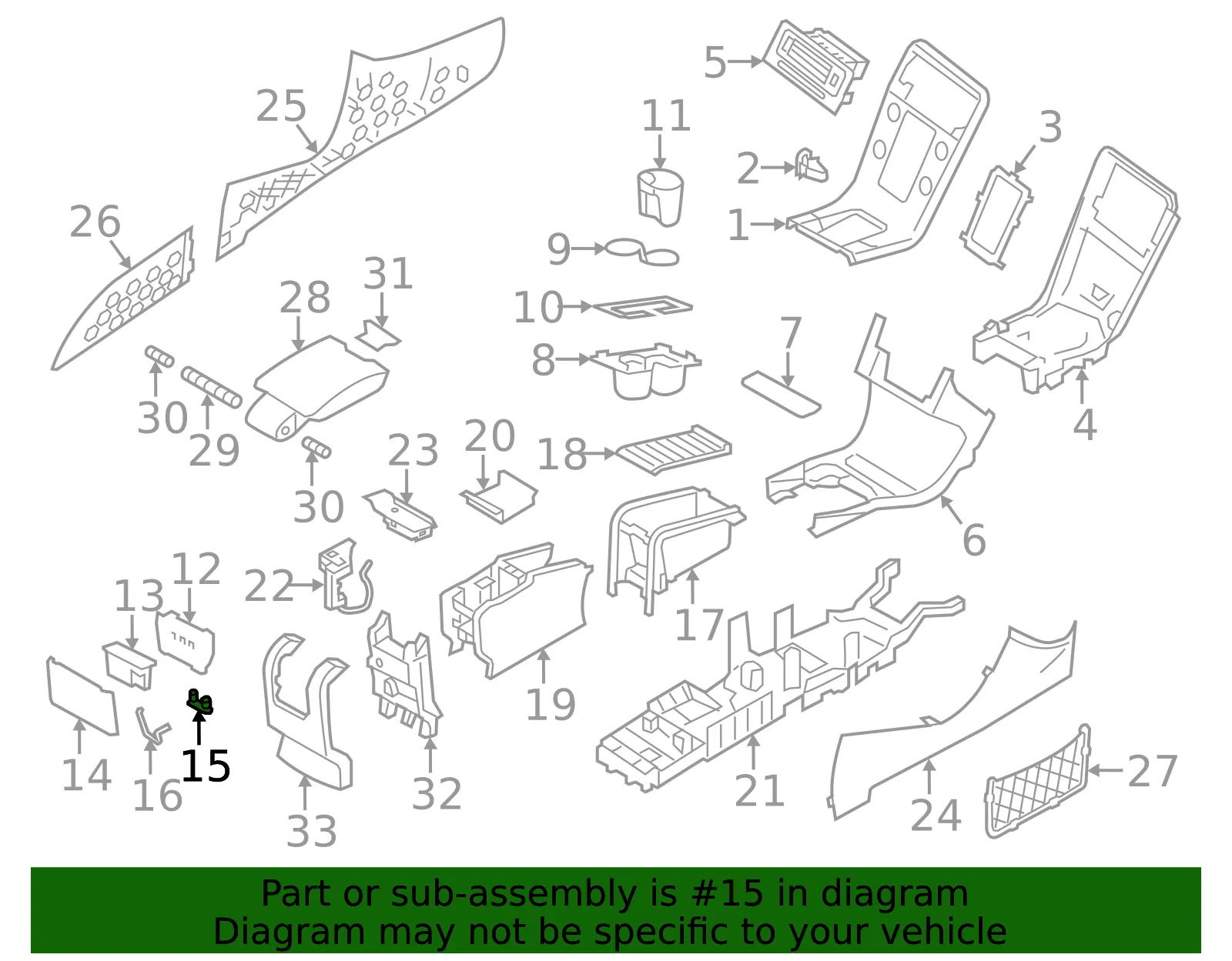 Ashtray Buffer - Volvo (9165421) - view 3