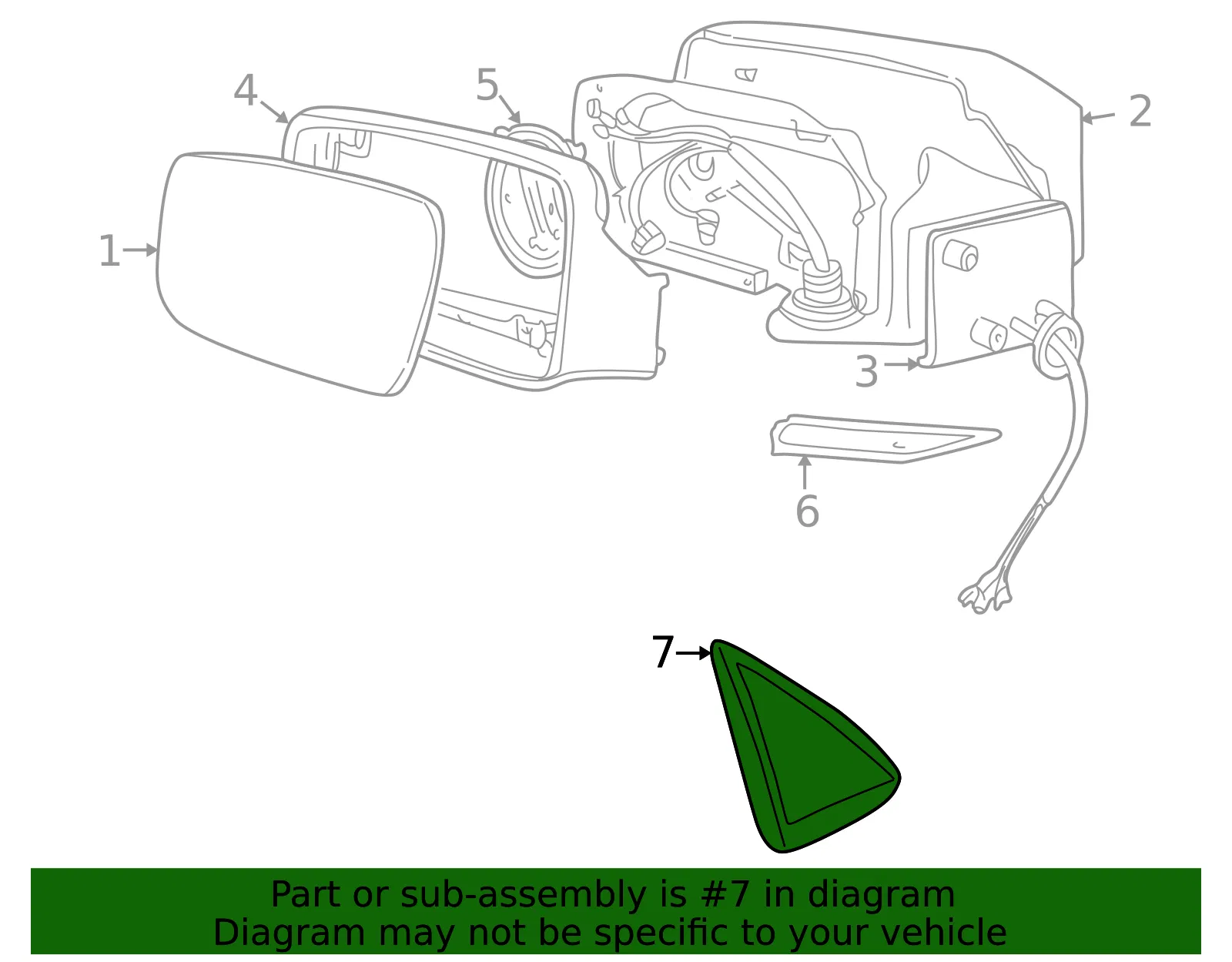 Inner Trim - Passenger Side (RH) - Volvo (9190817) - view 3