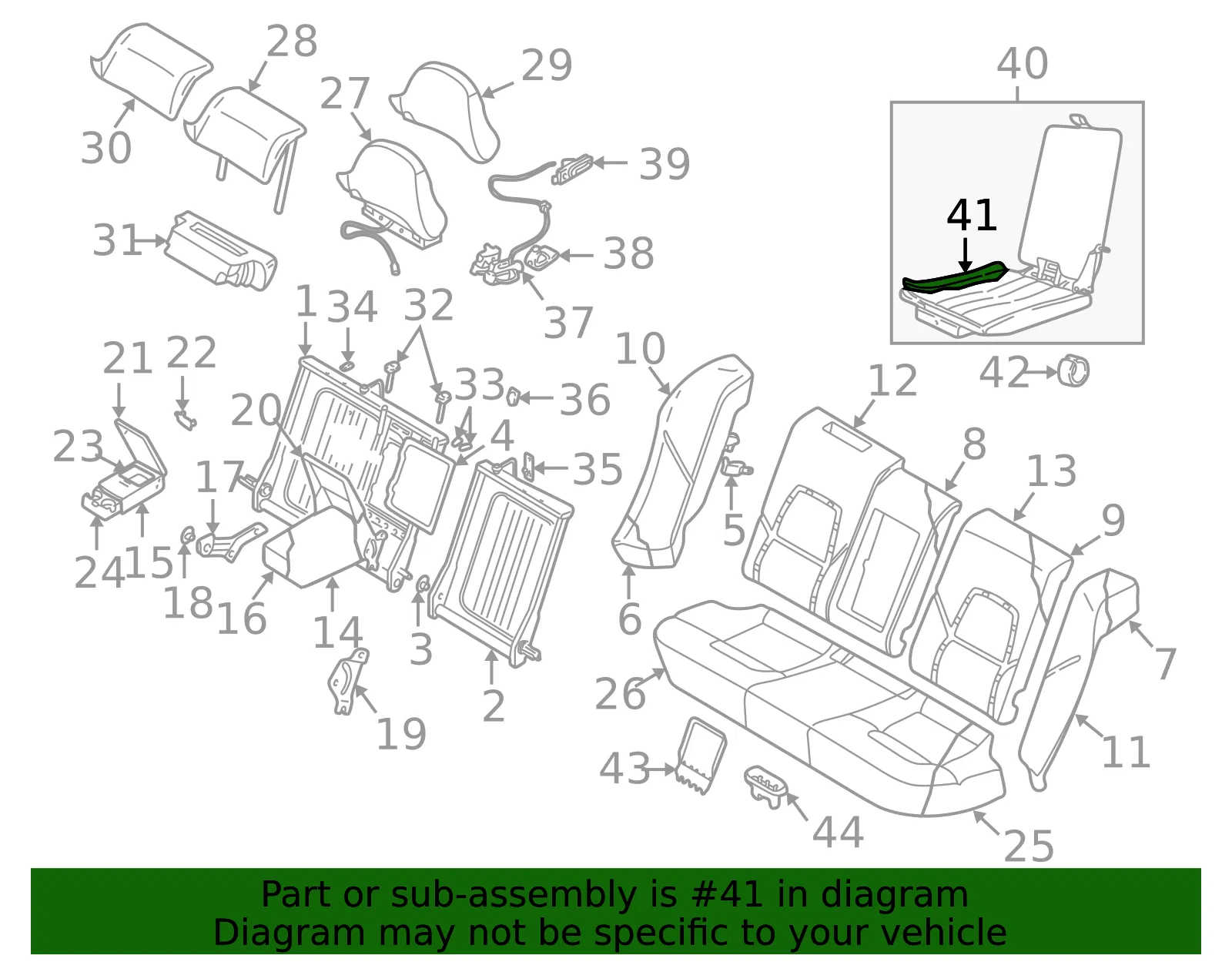 Seat Cover - Volvo (9194707) - view 2
