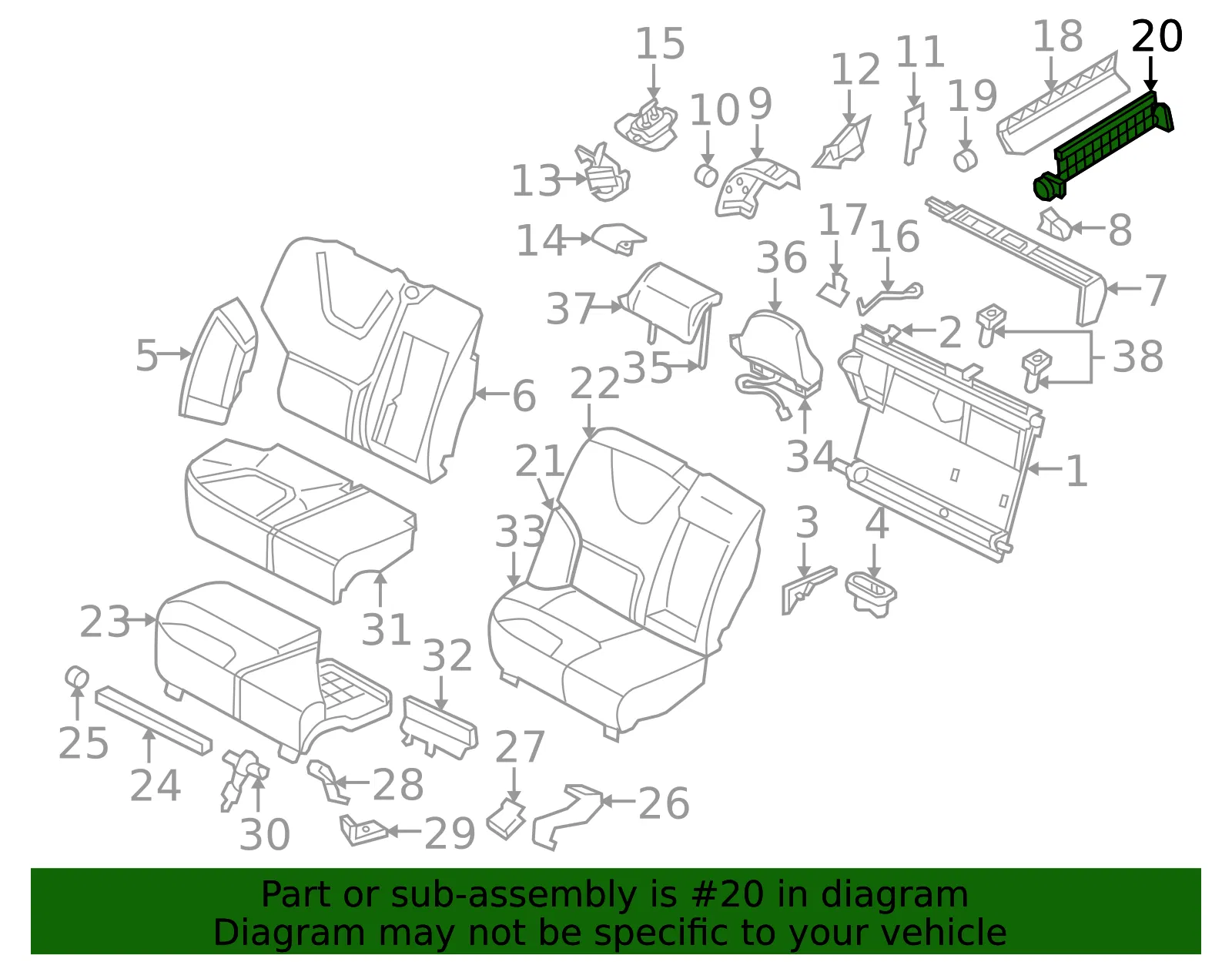 Cargo Net - Passenger Side (RH) - Volvo (9208146) - view 2
