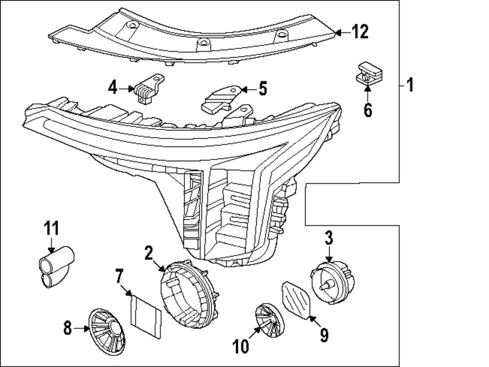 Trim Bezel - Kia (92158-R0700)