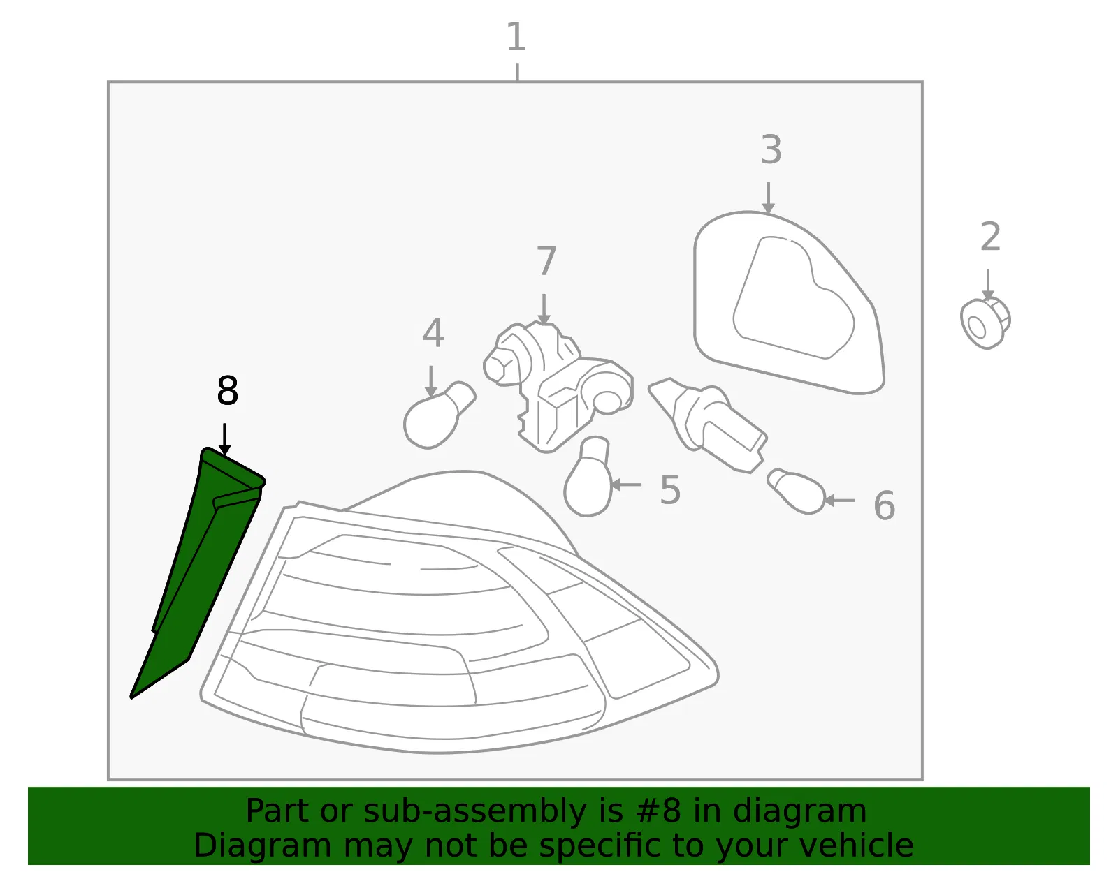 Trim Cover - Kia (92460-2G500) - view 2