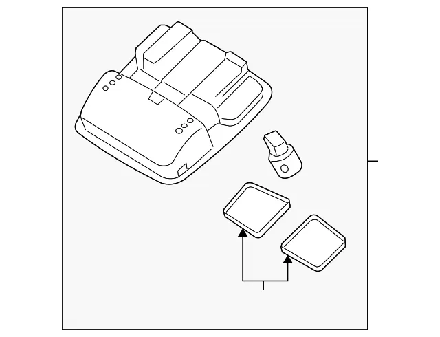 Overhead Console - Kia (92800-1G210LX)