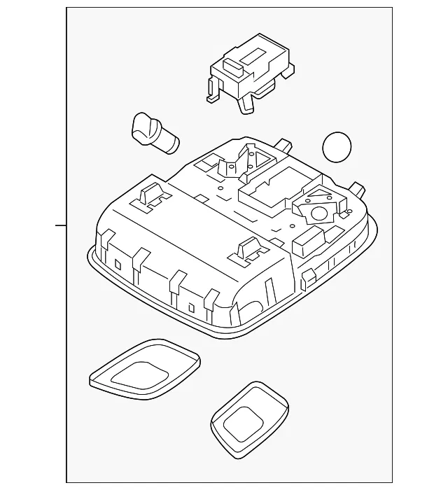 Overhead Console - Kia (92800-1U800UP)