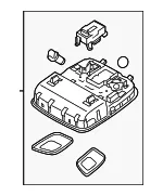 Overhead Console - Kia (92800-1U800UP) - view 3