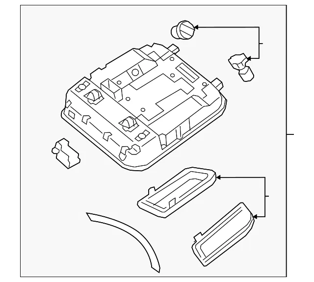 Overhead Console - Kia (92800-A9120DAA)