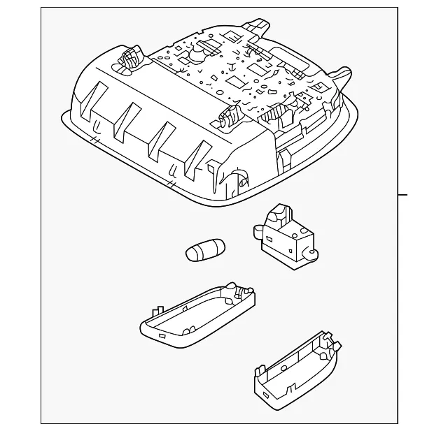Overhead Console - Kia (92800-C6110)