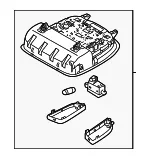 Overhead Console - Kia (92800-C6110) - view 3