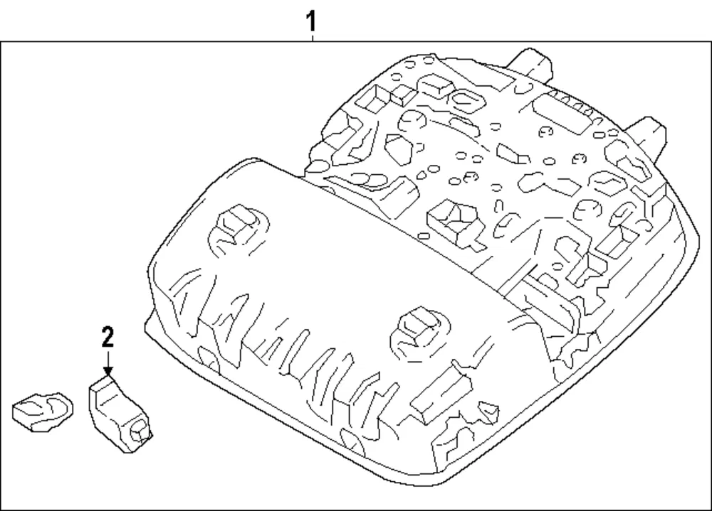 Overhead Console - Kia (92800-GG240GYT)