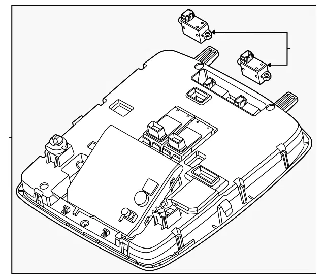 Overhead Console - Kia (92800-R0340)