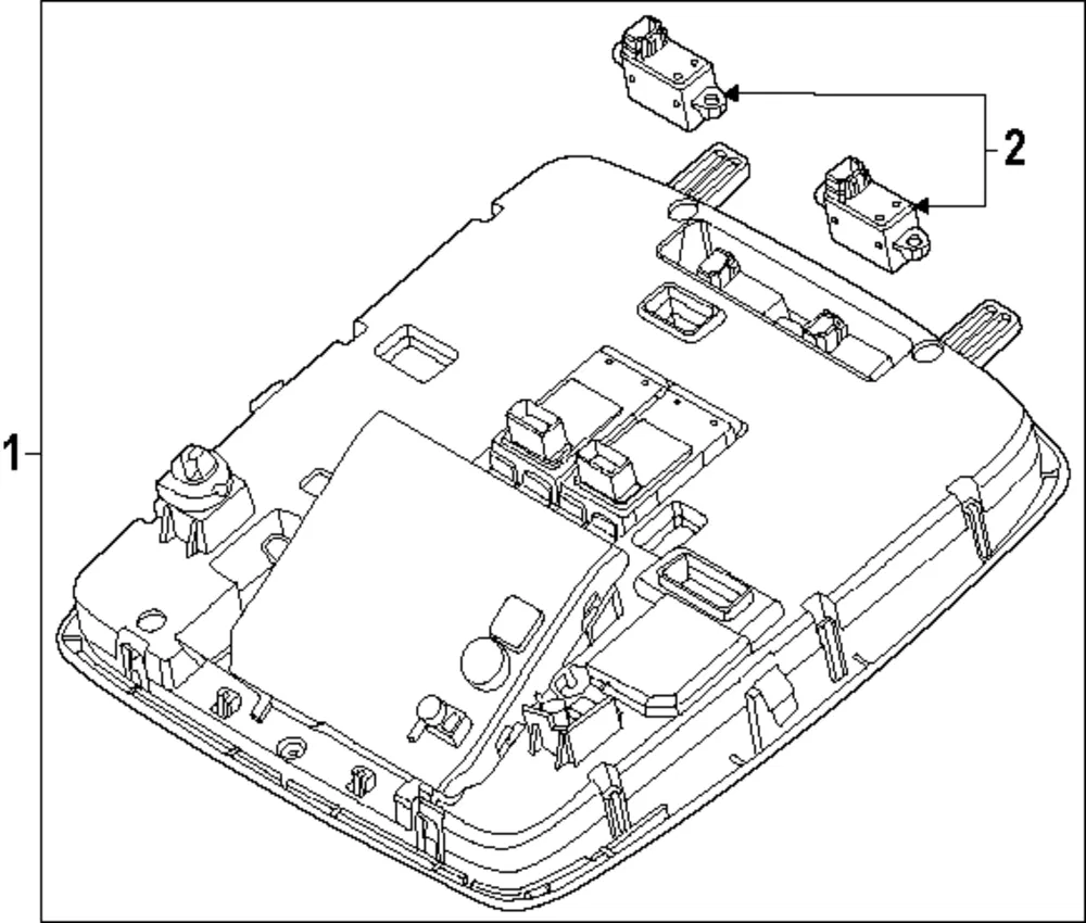 Overhead Console - Kia (92800-R0650WK)