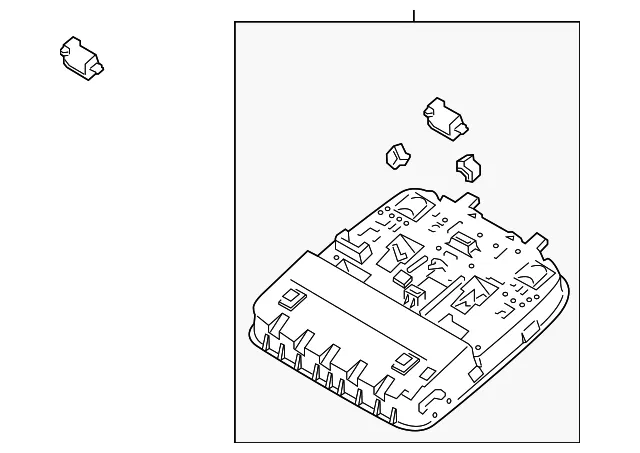 Overhead Console - Kia (92800-S9700GYD)