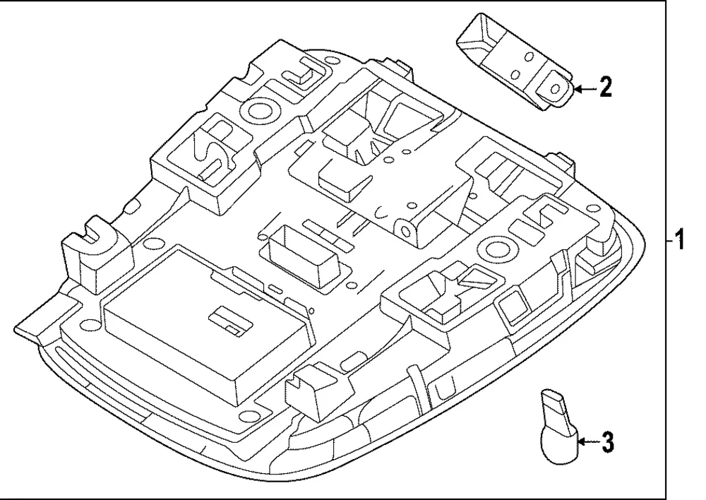 Overhead Console - Kia (92810-DW000GYT)